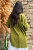 Annie Cushion Cotton Laurie Blouse Olive